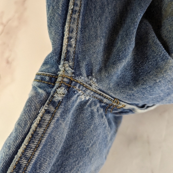 Vintage Levis Jeans Mens 38 X 30 501 XX  Vintage Y2K Denim Rigid Button Fly - Picture 9 of 15